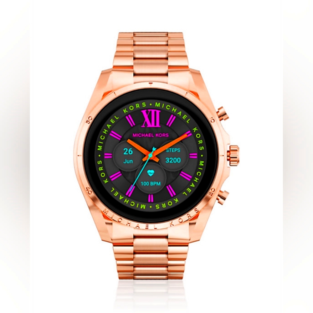 Michael Kors Gen 6 Bradshaw Rose Gold Smartwatch S.Steel.Model: MKT5133